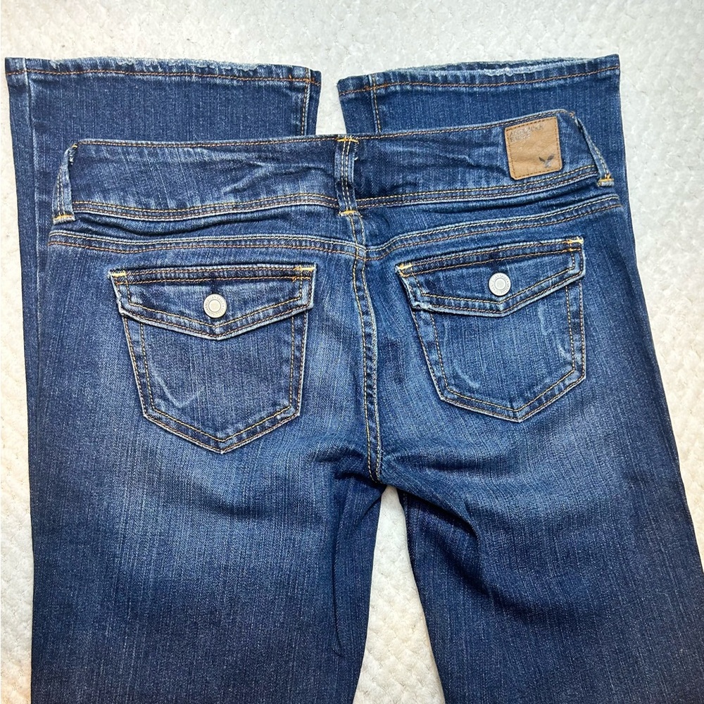 Women's American Eagle low rise slim bootcut jeans - Picture 7 of 7